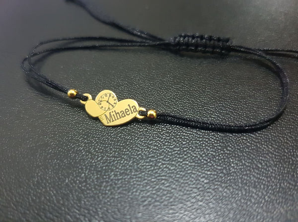 Pulsera Personalizada - Dos corazones