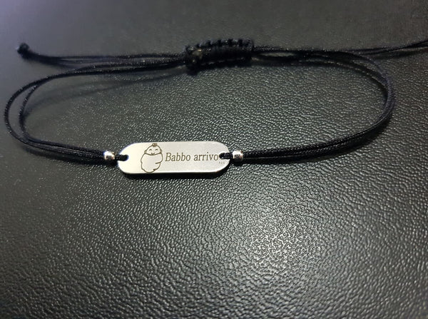 Pulsera Personalizada - Colgante Ovalado