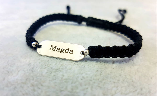 Pulsera Personalizada - Colgante Ovalado