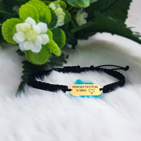 Pulsera Personalizada - Colgante Ovalado