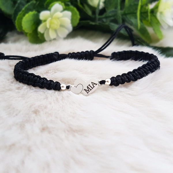 Pulsera Personalizada - Dos corazones