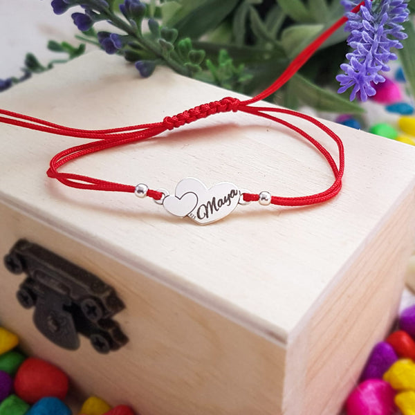 Pulsera Personalizada - Dos corazones