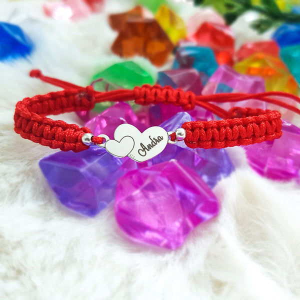 Pulsera Personalizada - Dos corazones