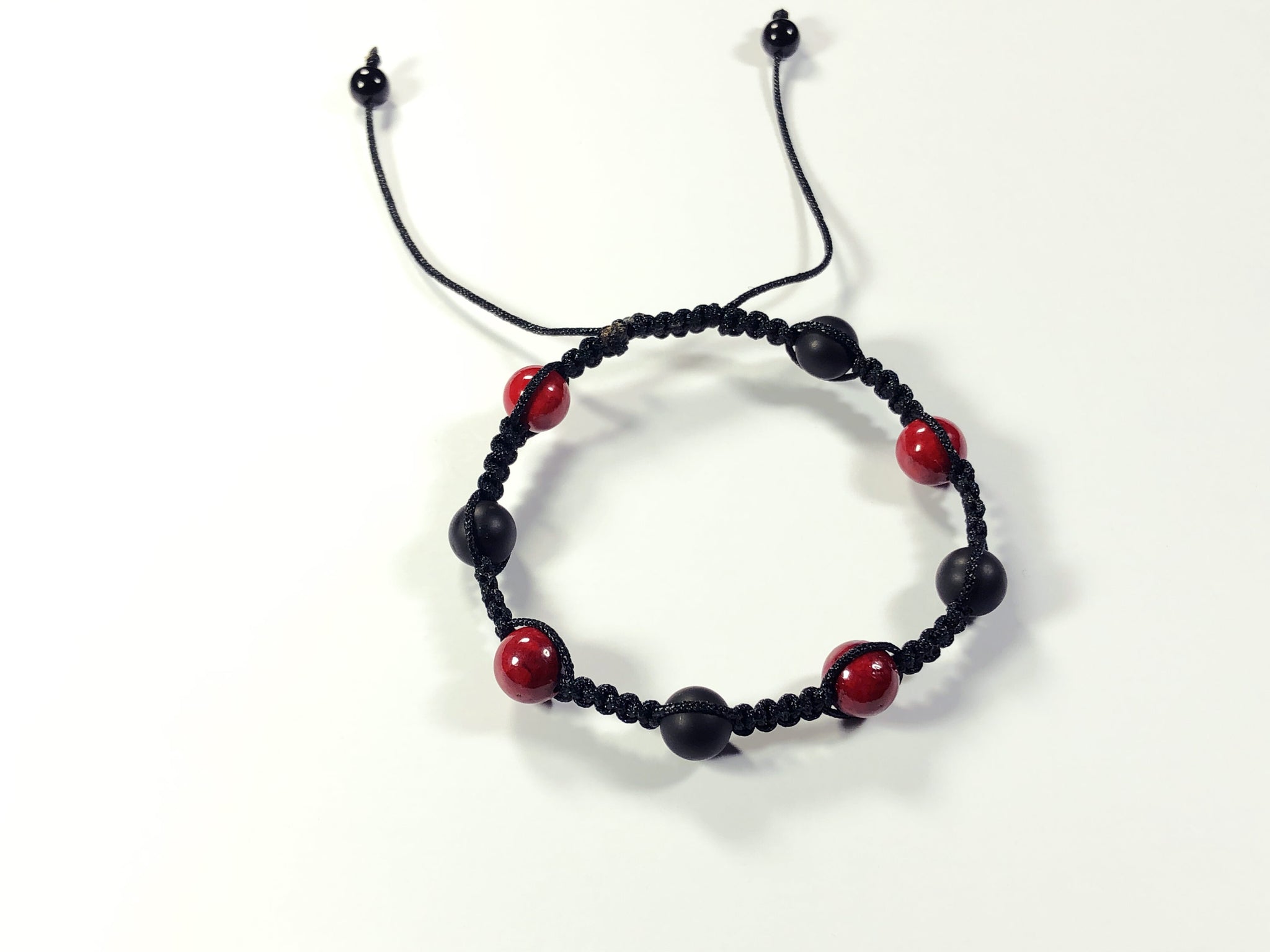 Pulsera trenzada- Fósil & Ágata